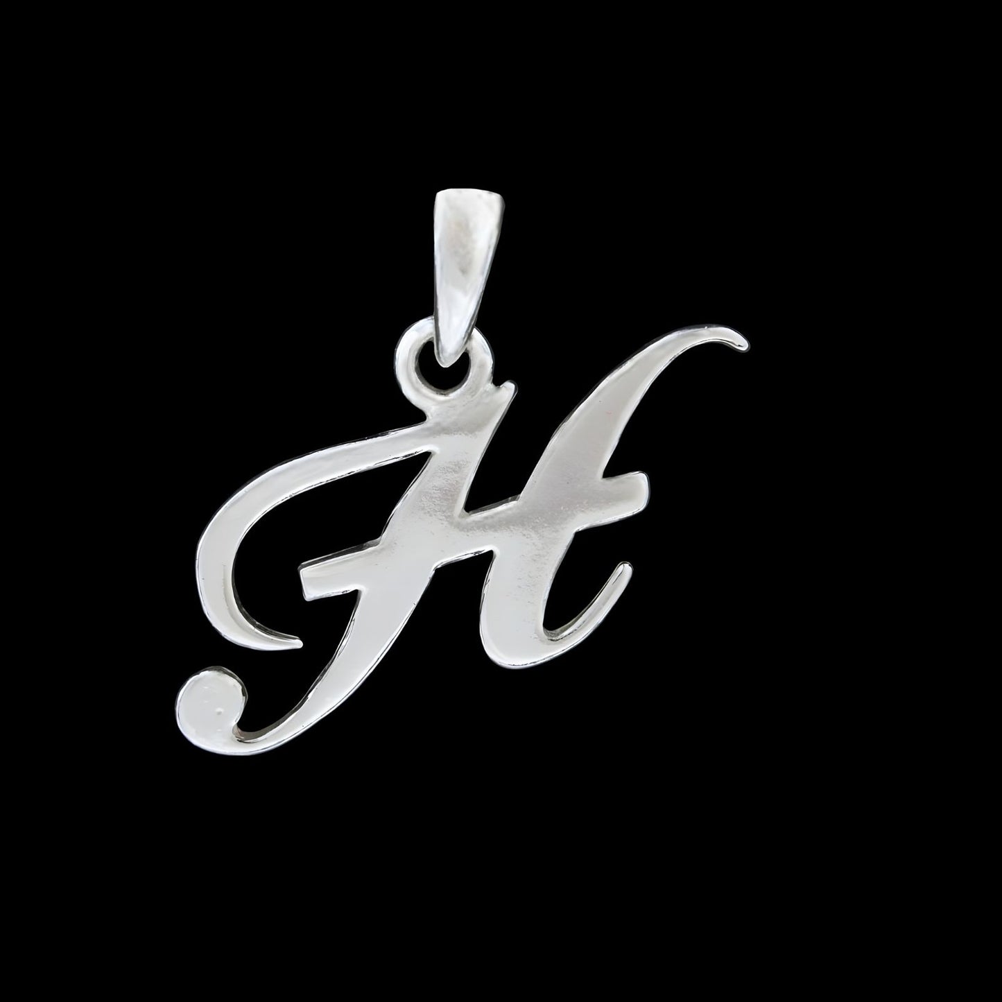 925 Real Sterling Silver Alphabet Letter Pendant - Select your Alphabet