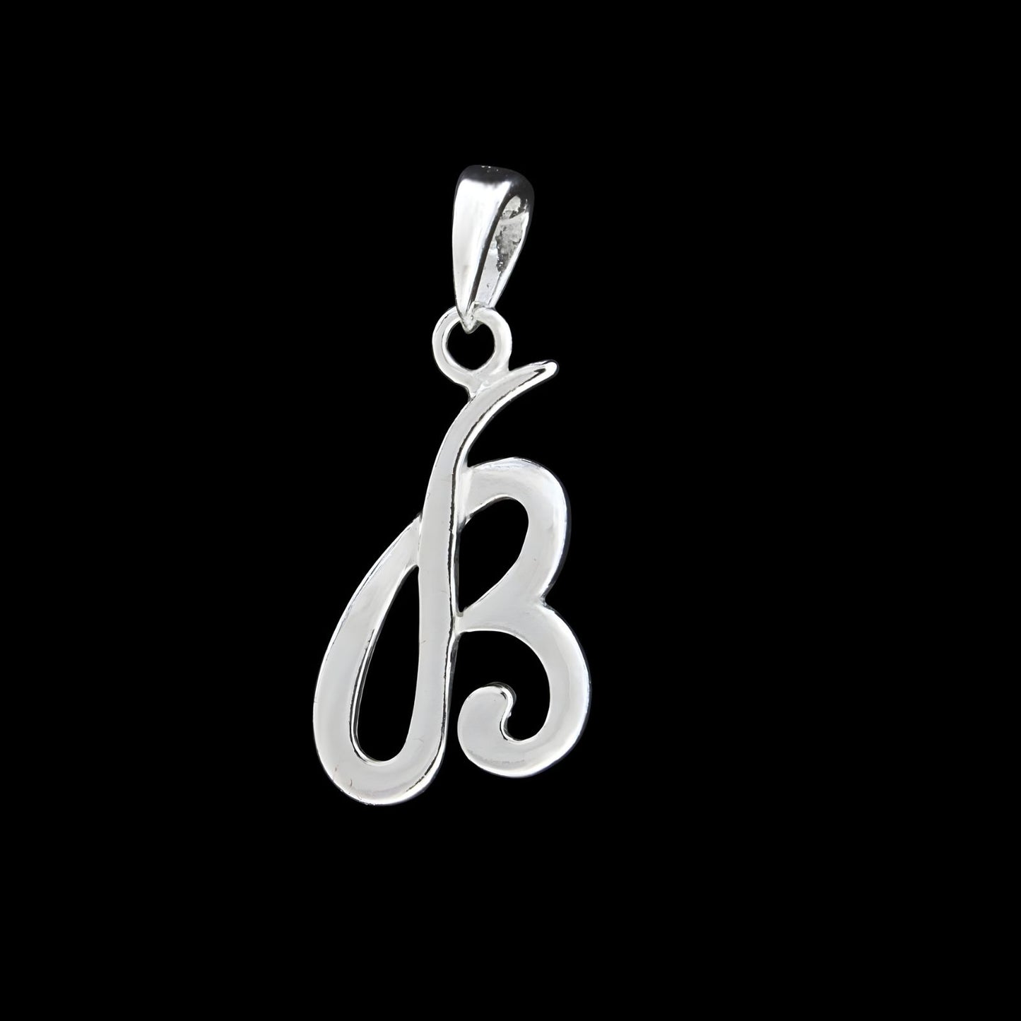925 Real Sterling Silver Alphabet Letter Pendant - Select your Alphabet