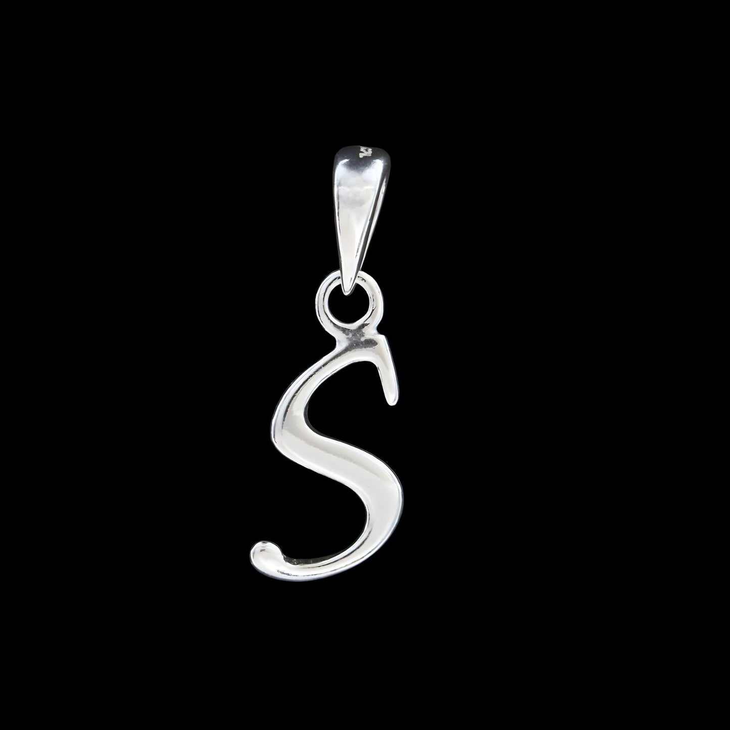 925 Real Sterling Silver Alphabet Letter Pendant - Select your Alphabet