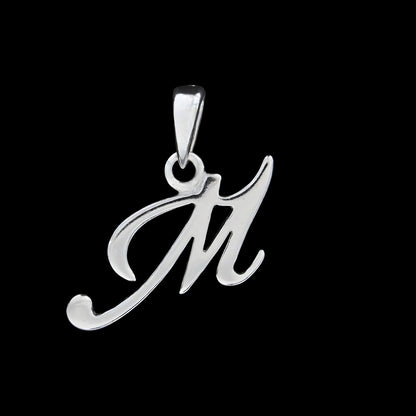 925 Real Sterling Silver Alphabet Letter Pendant - Select your Alphabet