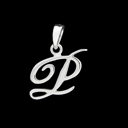 925 Real Sterling Silver Alphabet Letter Pendant - Select your Alphabet