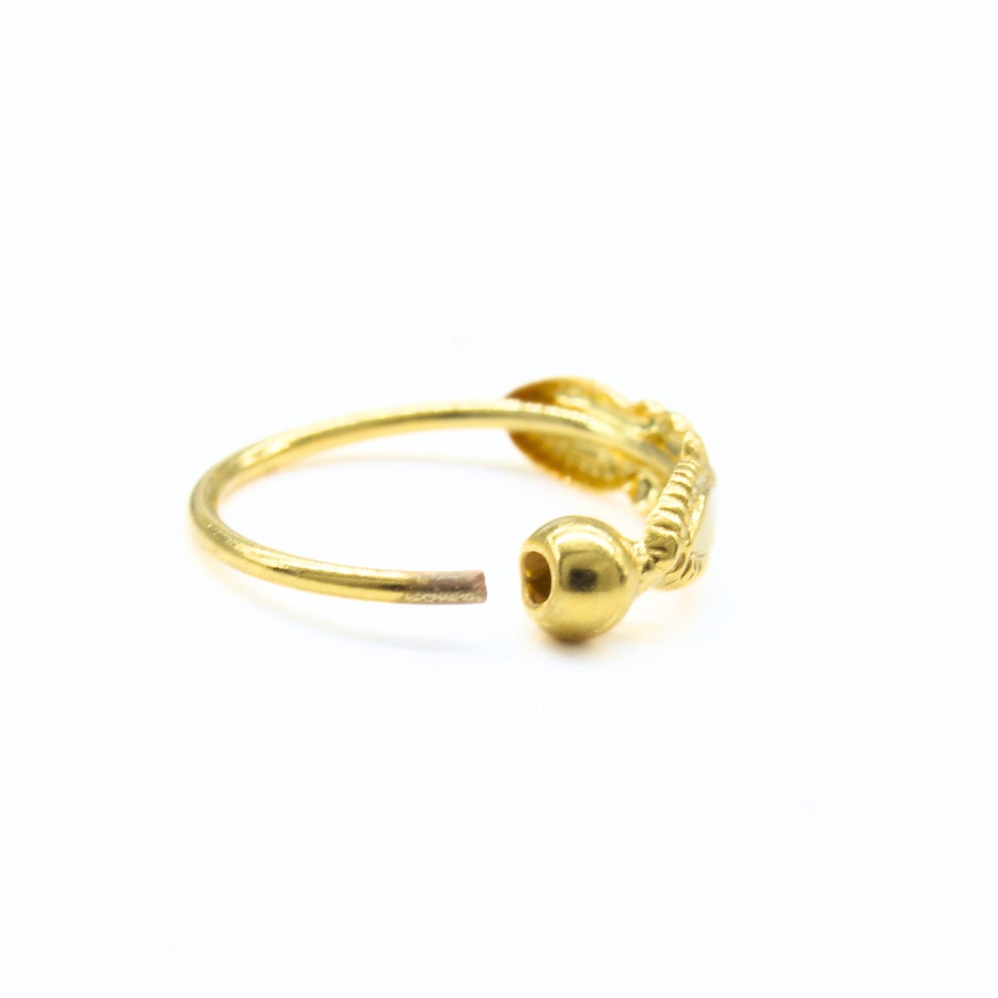 18K Real Gold Nath for women in Indian style