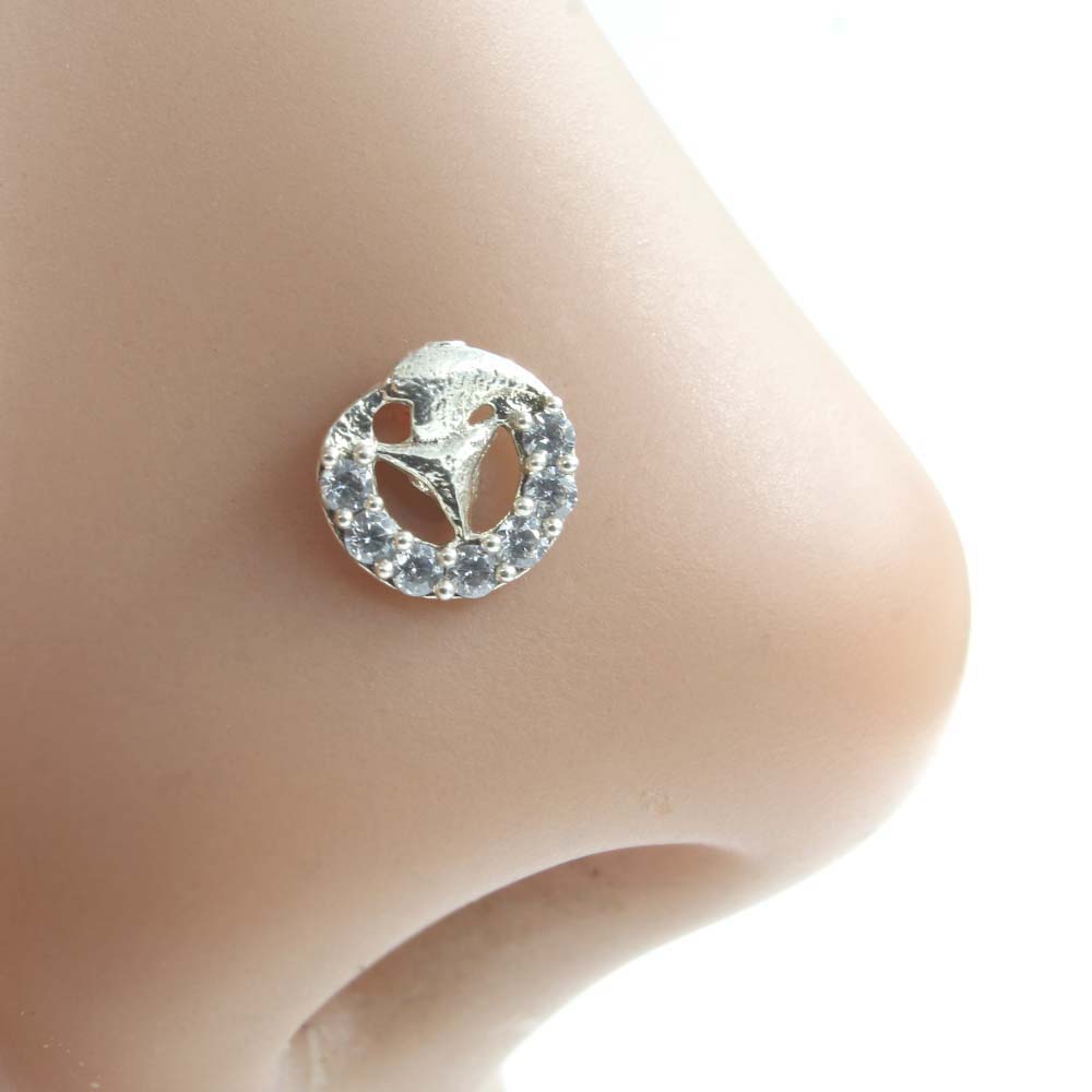 Trendy Fashion Sterling Silver Nose pin