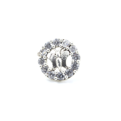 Real Silver nose pin for women