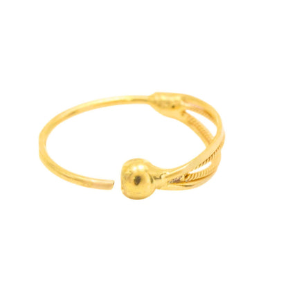 Nozera Twin line 18K Gold Nose Ring –  Petite Gold Nose Ring for Women