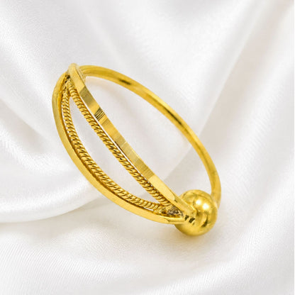 Nozera Twin line 18K Gold Nose Ring –  Petite Gold Nose Ring for Women