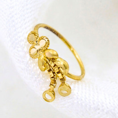 Dainty 18K Gold Nose Ring – Graceful Small Nose Ring for Women