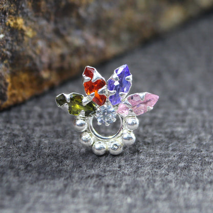 Trendy Fashion Sterling Silver Nose pin