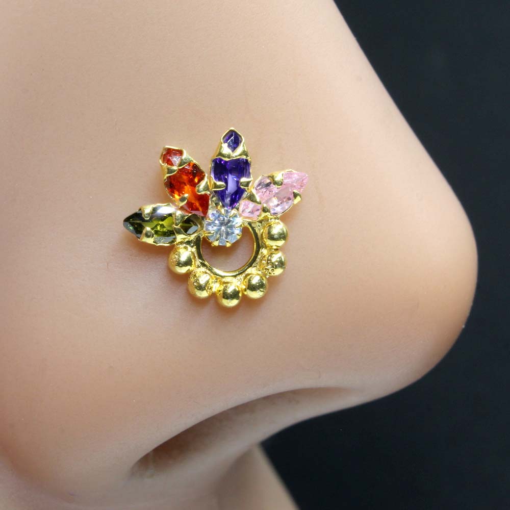 Trendy Fashion Sterling Silver Nose pin