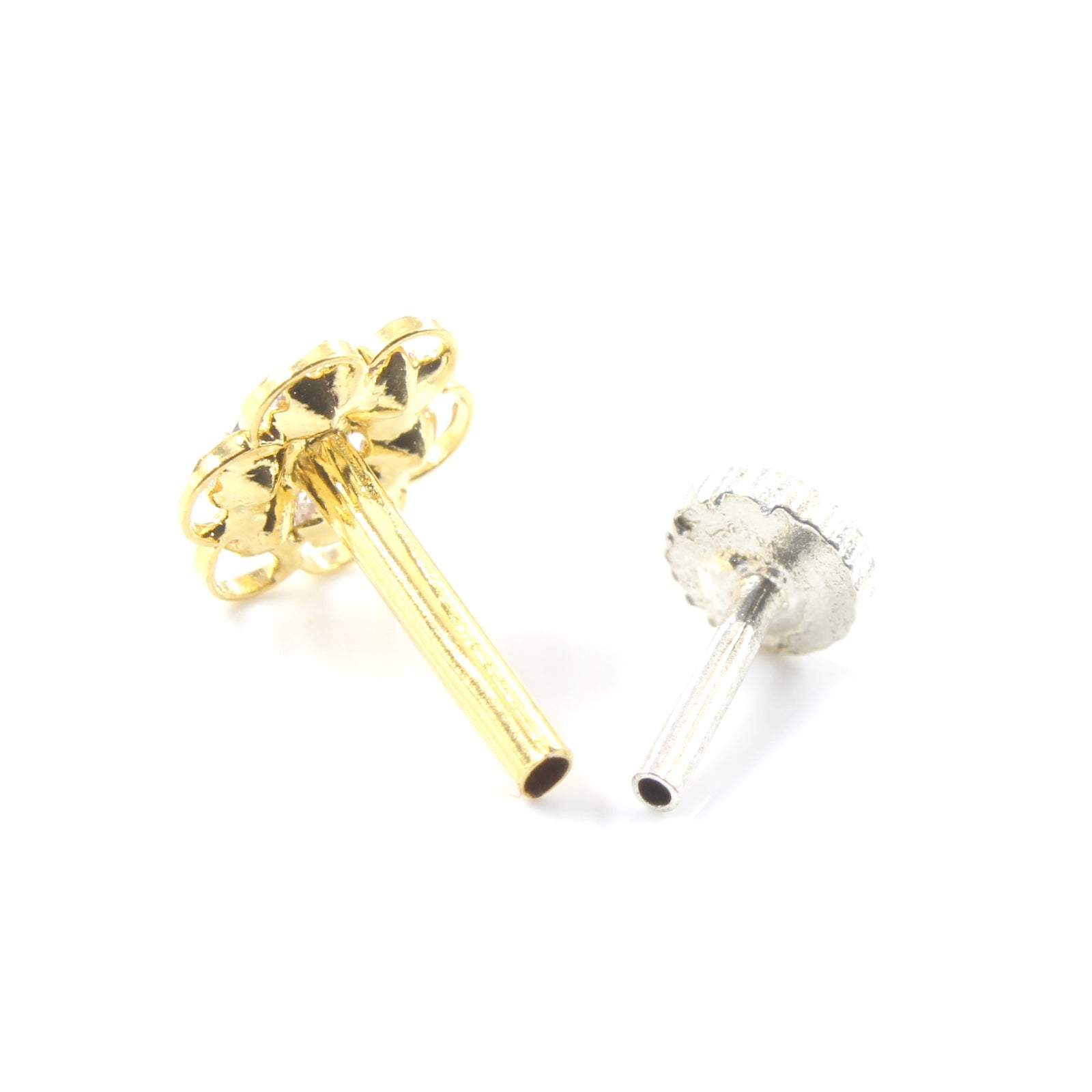 18k real gold Nathia With push pin