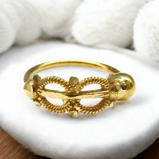 18K Real Gold women gifting party wear Nose ring Nose Hoop Ring 22g