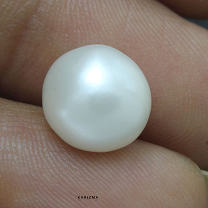 4.65Ct Natural Gemstone Real White Pearl for Moon