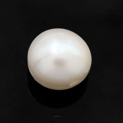 3.95Ct Natural Gemstone Real White Pearl for Moon