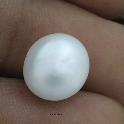 4.50Ct Natural Gemstone Real White Pearl for Moon