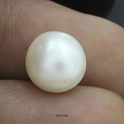 4.15Ct Natural Gemstone Real White Pearl for Moon