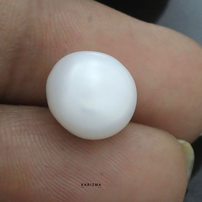 4.35Ct Natural Gemstone Real White Pearl for Moon