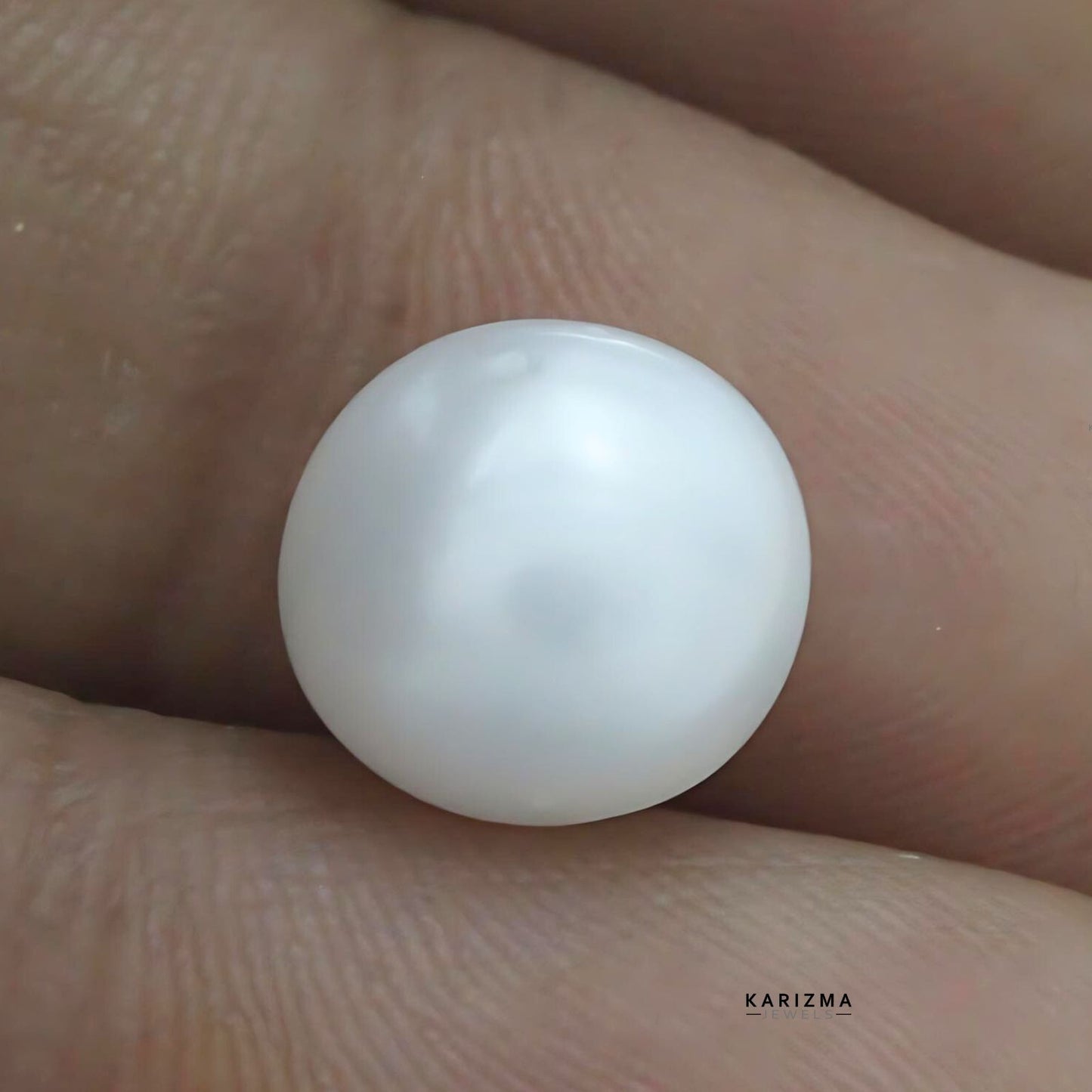 3.55Ct Natural Gemstone Real White Pearl for Moon