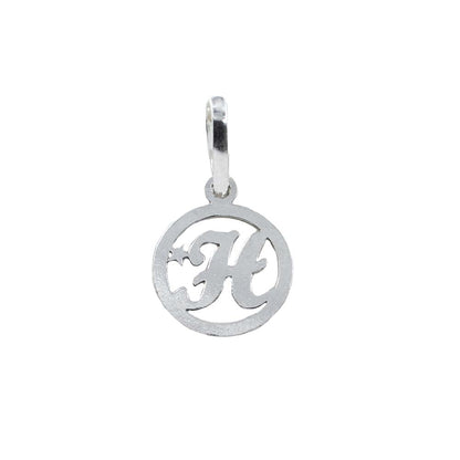 Real Sterling Silver Alphabet Letter Pendant - Select your Alphabet