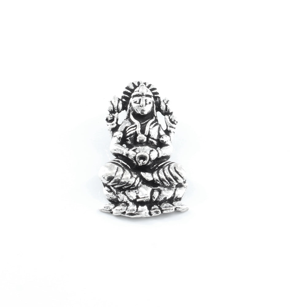 Real Silver Oxidized Religious God Pendant