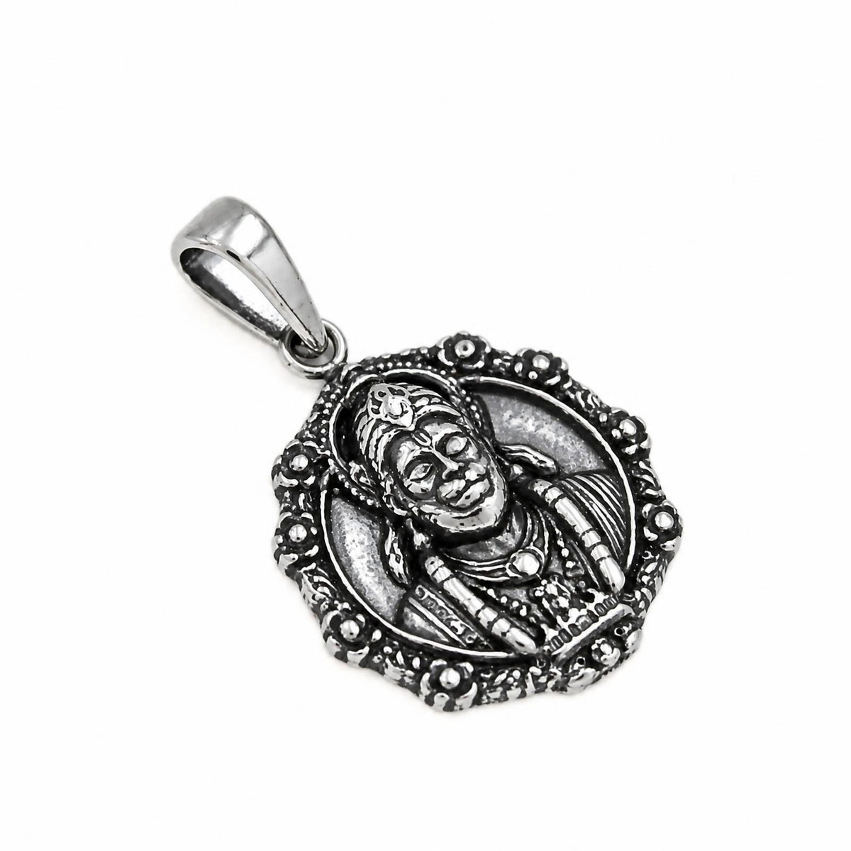 Oxidised 925 Sterling Silver Maha Bajrangbali Pavanputra Pendant