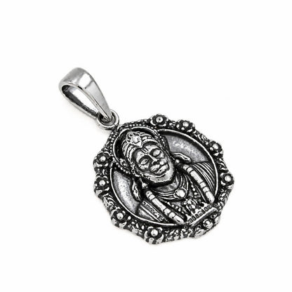 Oxidised 925 Sterling Silver Maha Bajrangbali Pavanputra Pendant
