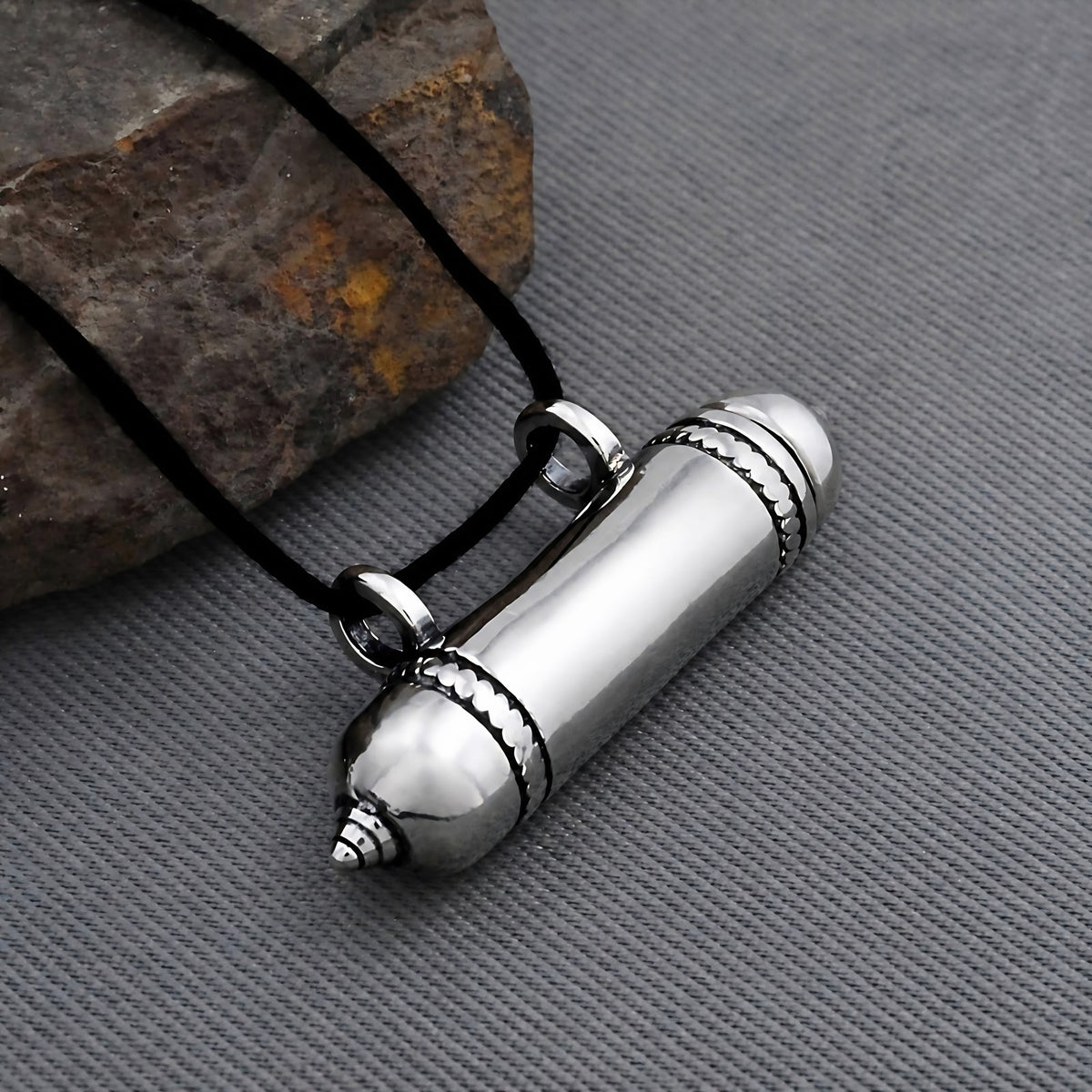 Oxidized 925 Silver Openable Taweez Kavach Pendant