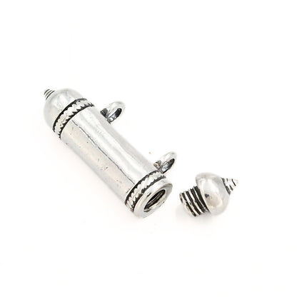 Oxidized 925 Silver Openable Taweez Kavach Pendant