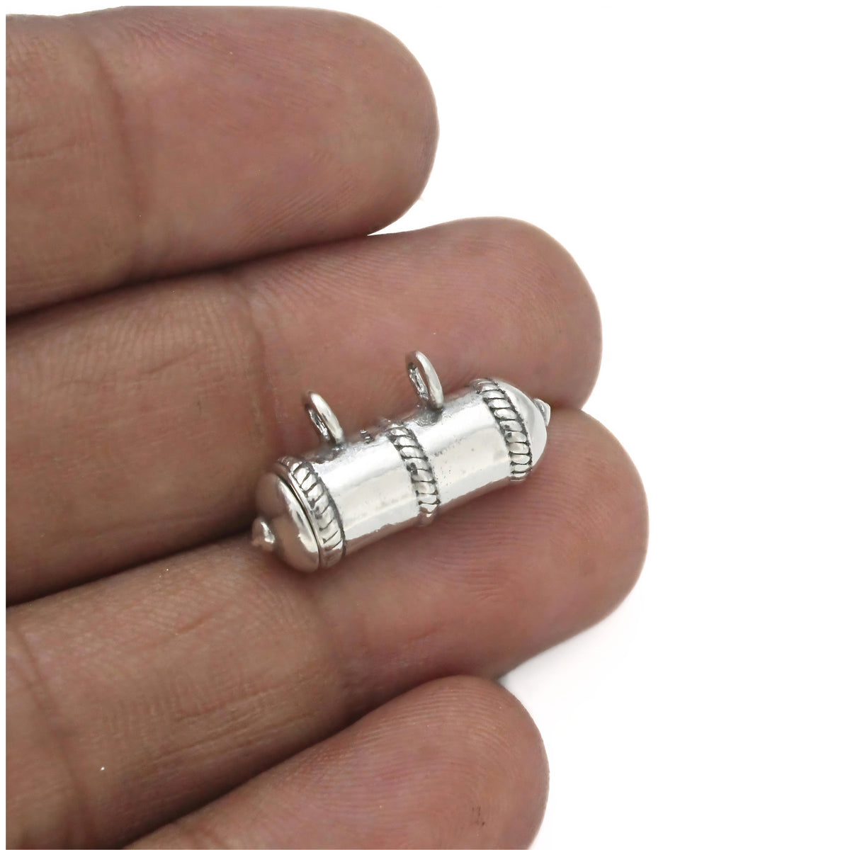 Antique 925 Silver Taweez Kavach Amulet Pendant