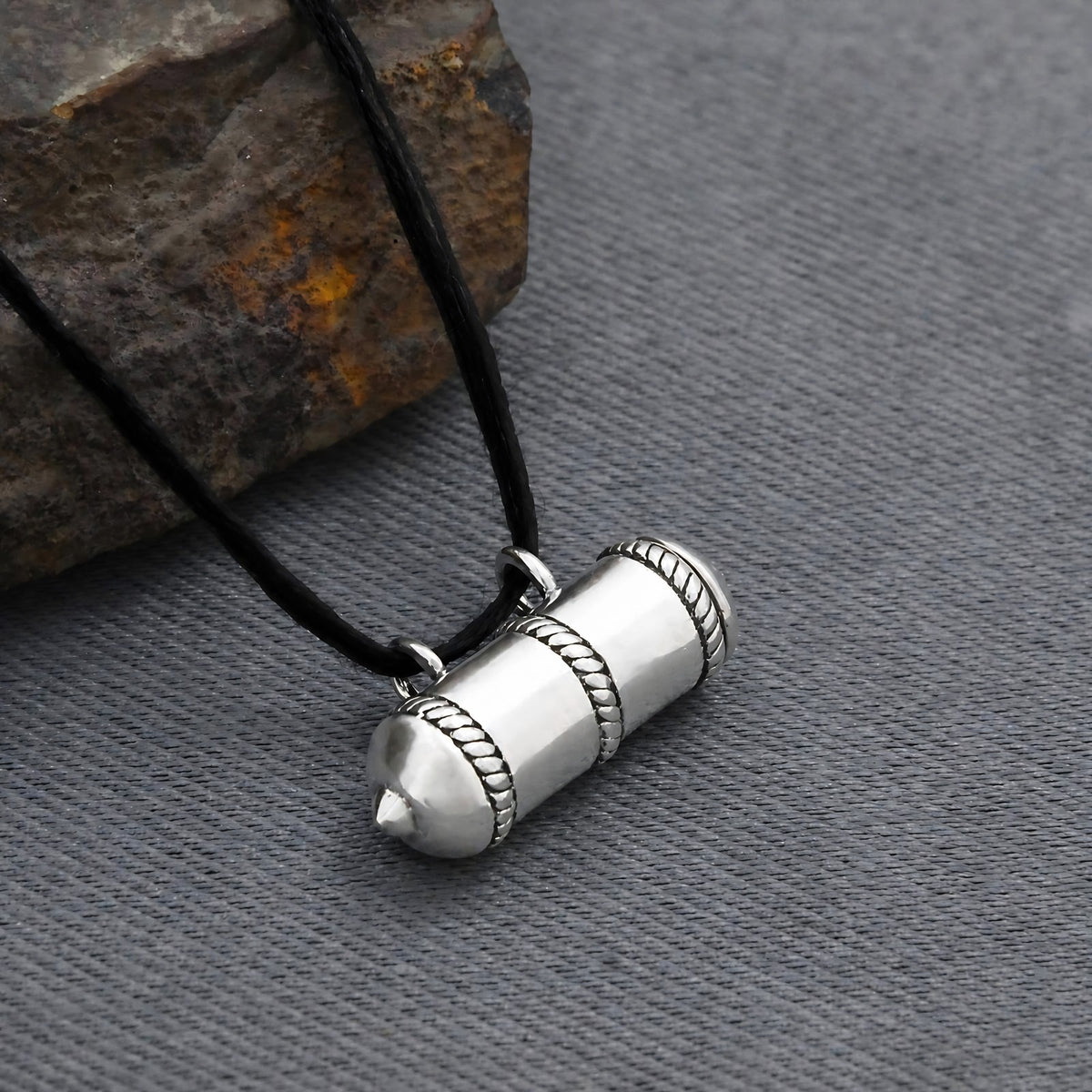 Antique 925 Silver Taweez Kavach Amulet Pendant