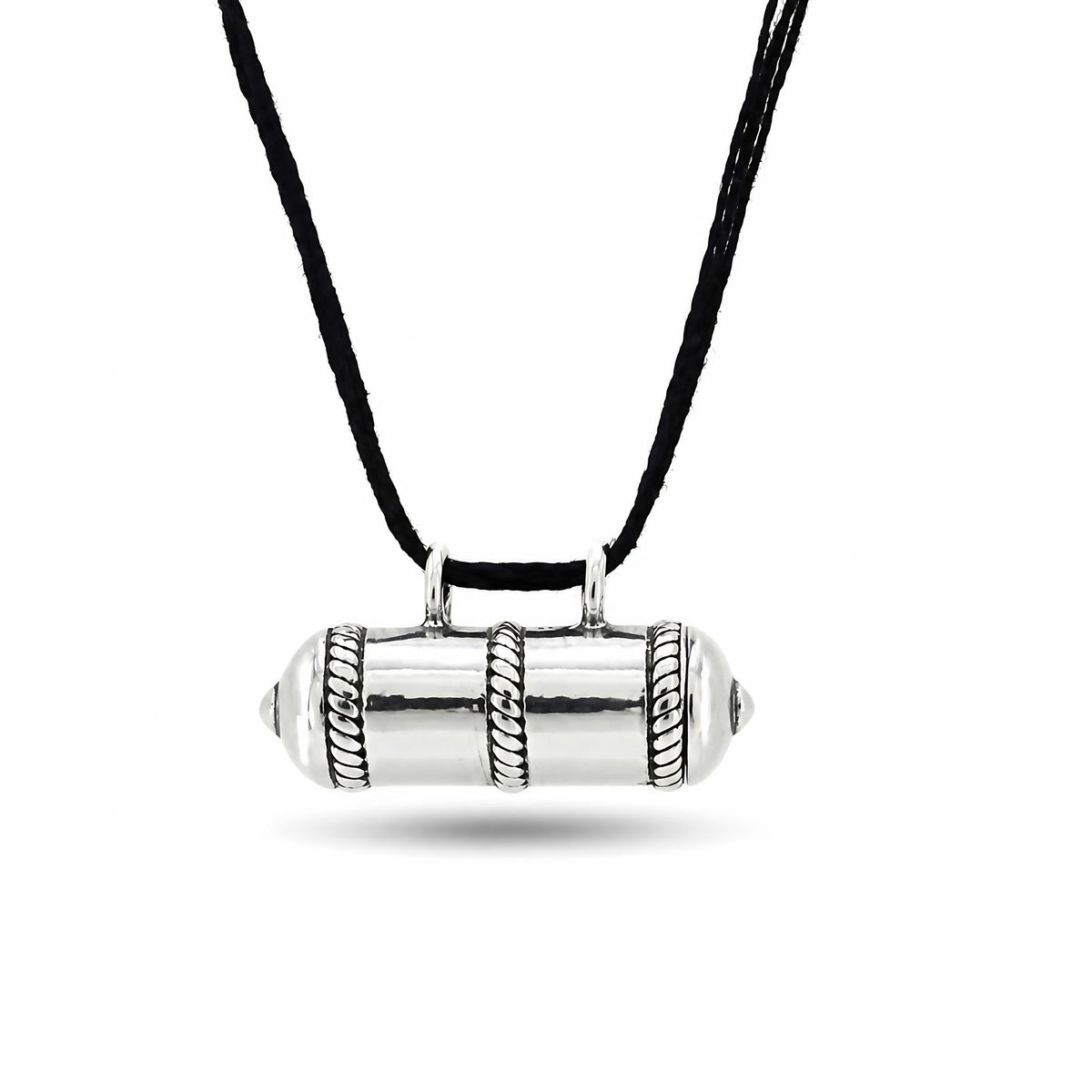 Antique 925 Silver Taweez Kavach Amulet Pendant