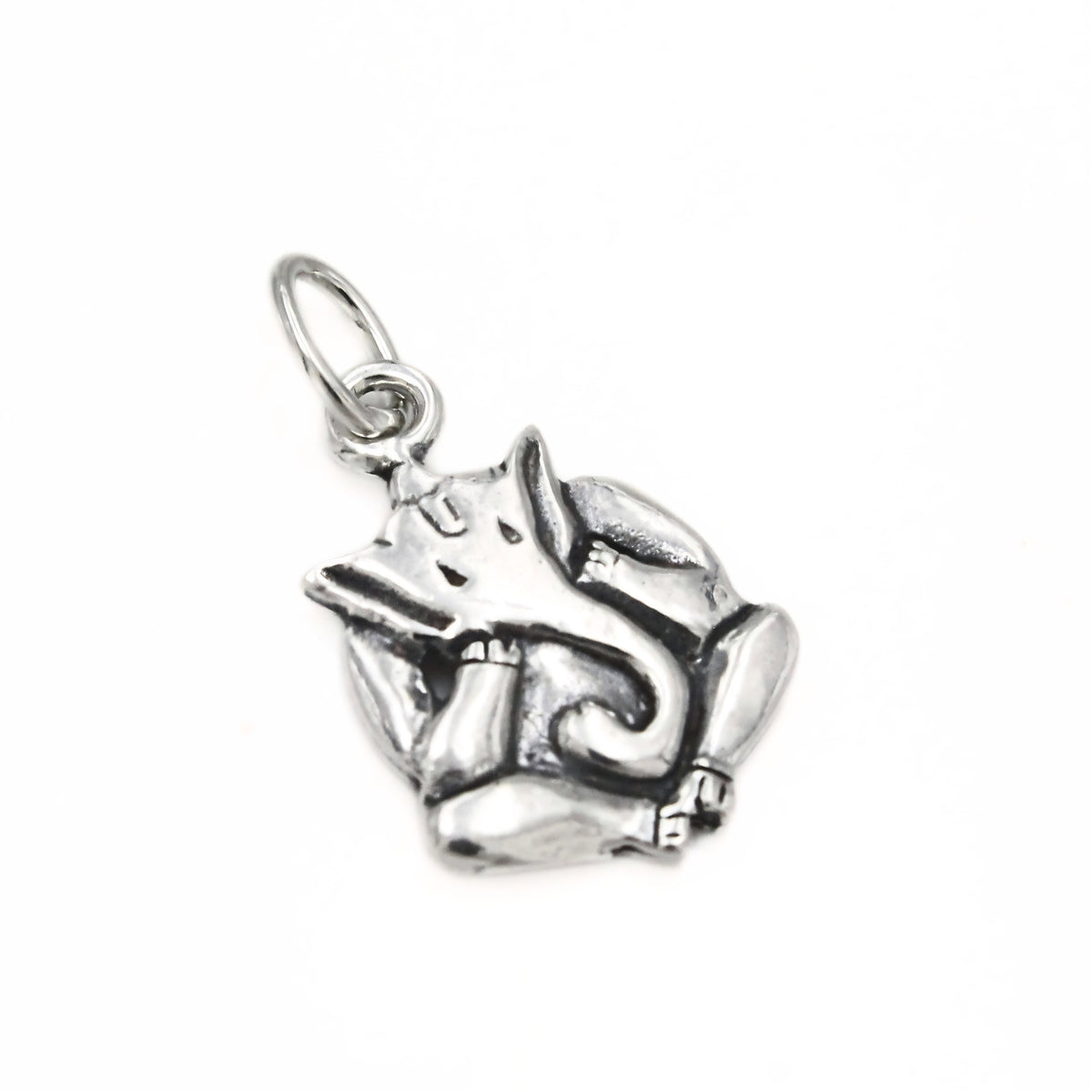 Classic Antique Ganesha 925 Sterling Silver Pendant