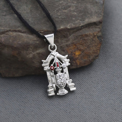 Lord Venkateswara 925 Silver Devotional Pendant