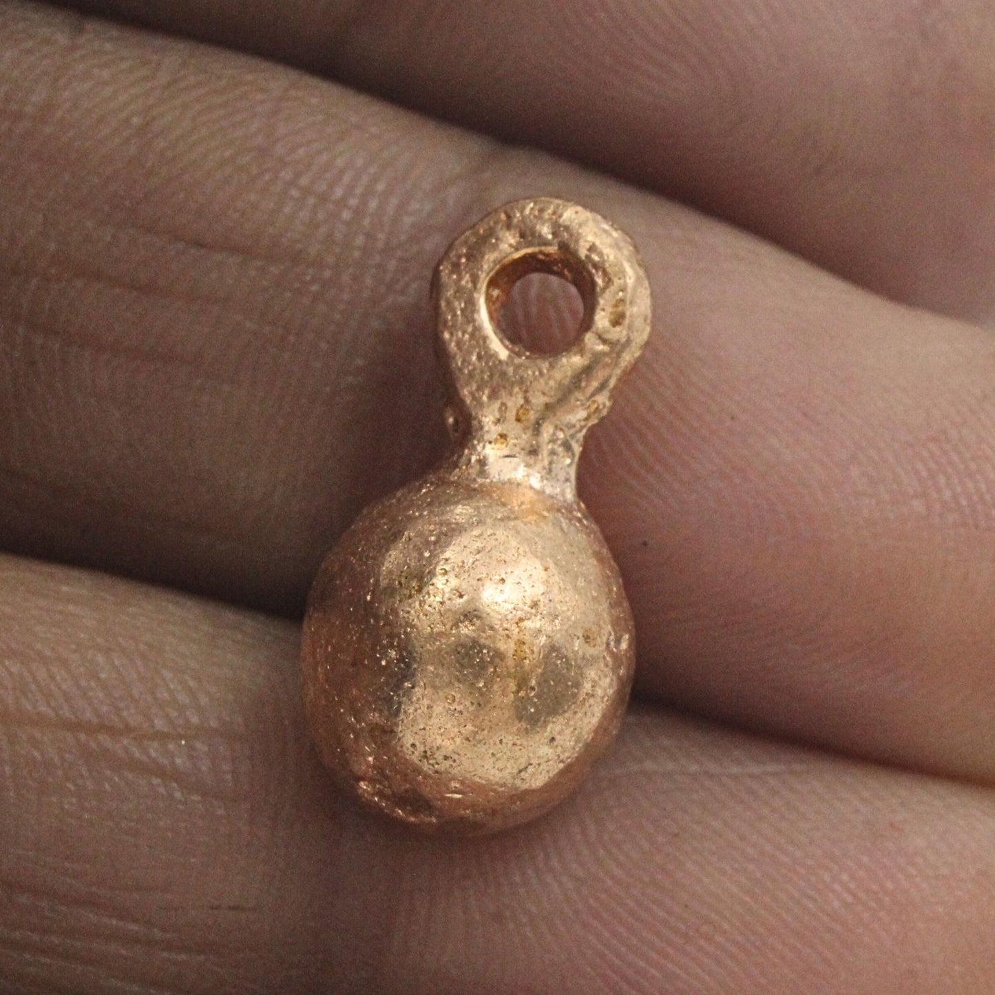 Copper goli Ball Pendant for Lal Kitab remedy