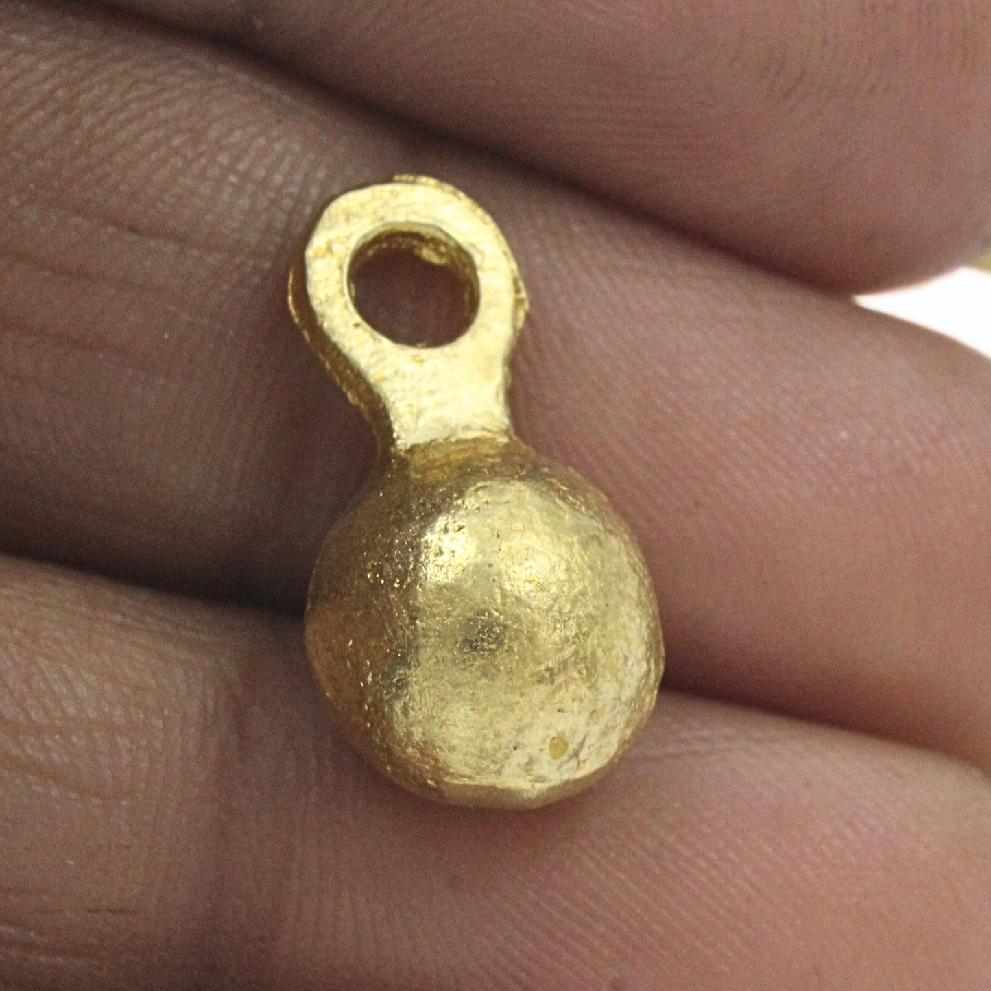 Pital ki goli Pure Brass Ball Pendant for Lal Kitab remedy and Astrology