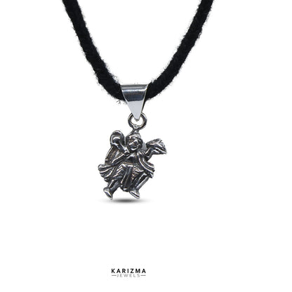 925 Sterling Silver cultural design Oxidized Hindu Lord Hanuman Pendant