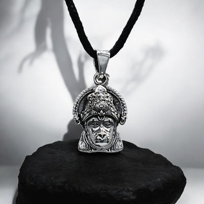 Real Silver Oxidized Hanuman Face daily Wear Excellent gifting Pendant