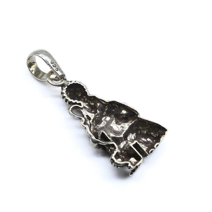 Real 925 Silver Oxidized Indian Lord Hanuman Pendant