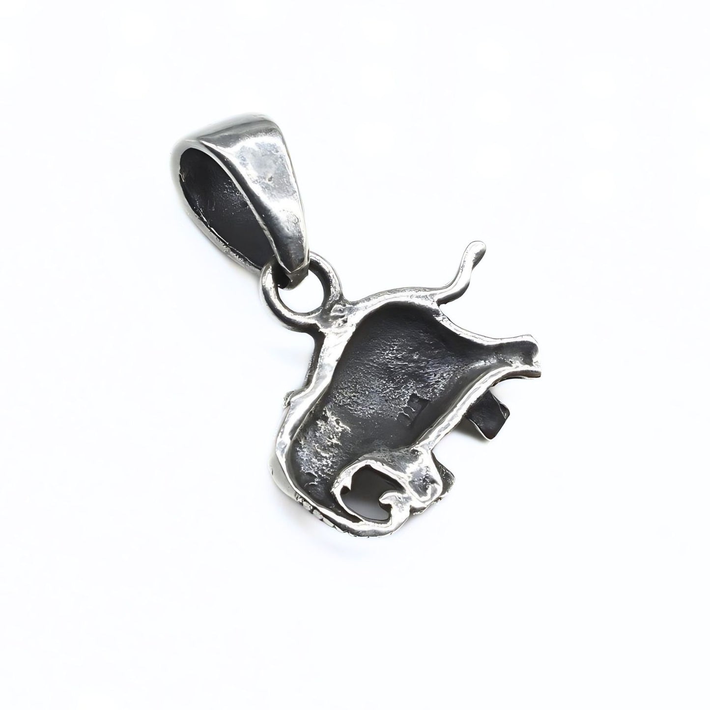 925 Real Silver handmade Vintage Look Elephant unisex Pendant