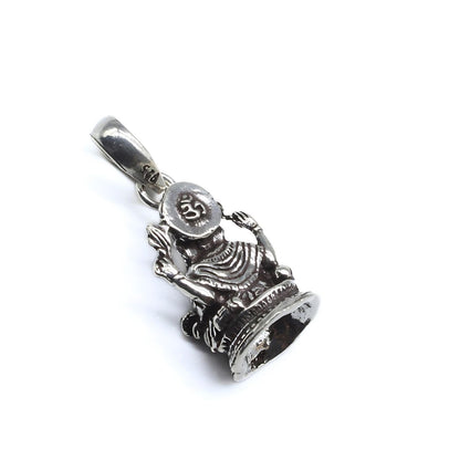 925 Real Silver Oxidized cultural design Lord Ganesha Pendant