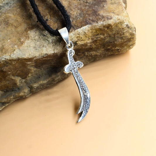 Real Silver Excellent handmade Sword design Unisex Pendant