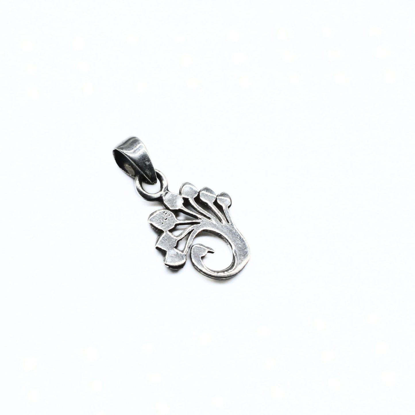 Real Silver Peacock Design Excellent gifting Unisex Small Pendant