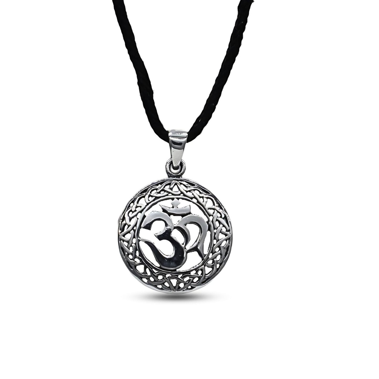 Om Pendant in 925 Real Silver Unisex Best Religious Gifting Jewellery