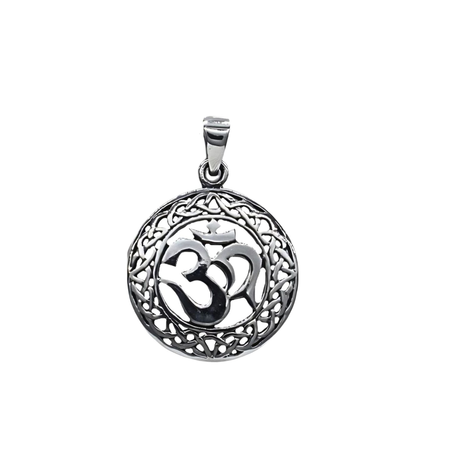 Om Pendant in 925 Real Silver Unisex Best Religious Gifting Jewellery