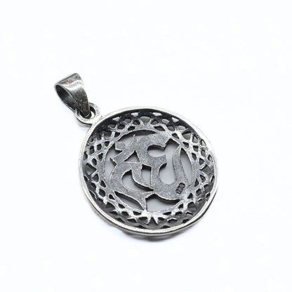 Om Pendant in 925 Real Silver Unisex Best Religious Gifting Jewellery