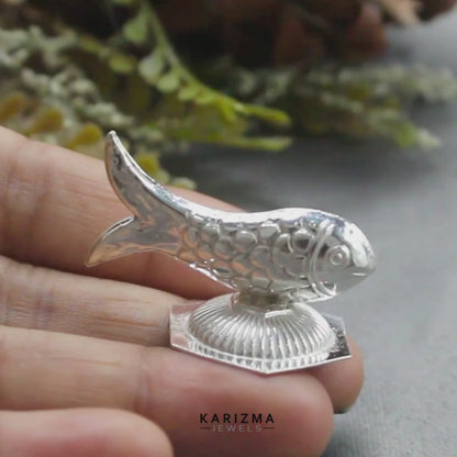 Silver Fish for Lal kitab red book and astrological remedies - chandi ki machli