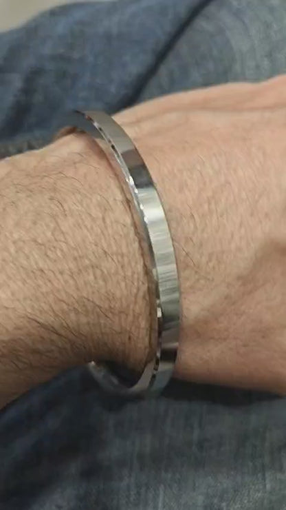 Tough Guy Super Shine Stainless Steel Mens Kada