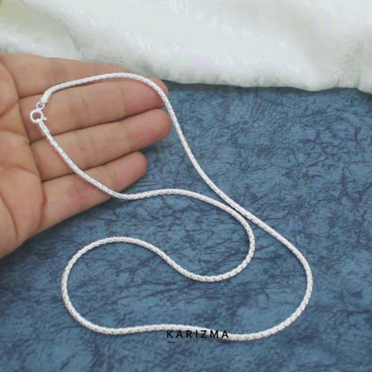 20 Inch 925 Silver Chain – Simple & Timeless Women’s Jewelry