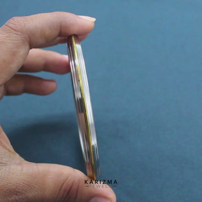 Golden Line Stainless Steel kada bracelet