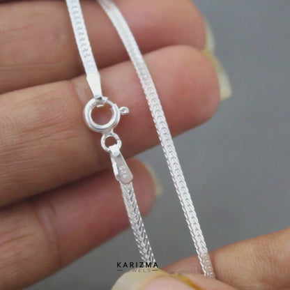 925 Sterling Silver Light weight Neck Chain 18"