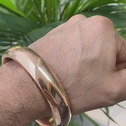Heavy 180-200 Grams Jointless Copper Kada – Bejod Tamba